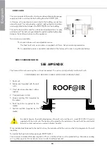 Предварительный просмотр 12 страницы SystemAir Rooft@ir 100 Installation And Maintenance Manual