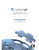 Предварительный просмотр 1 страницы SystemAir SYSCOIL MINI 21 Installation, Use And Maintenance Manual