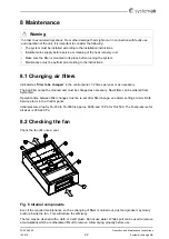 Preview for 24 page of SystemAir TA 1400 HW Operation And Maintenance Instructions