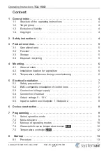 Preview for 2 page of SystemAir TCA 150D Operating Instructions Manual