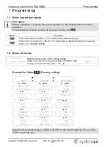 Preview for 9 page of SystemAir TCA 150D Operating Instructions Manual