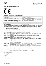 Предварительный просмотр 42 страницы SystemAir TFE 220 Operation And Maintenance Instructions