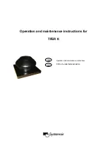 Предварительный просмотр 1 страницы SystemAir TFER K Operation And Maintenance Instructions