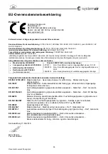 Предварительный просмотр 36 страницы SystemAir TFSK EC 160 Operation And Maintenance Instruction