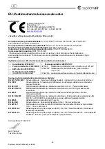 Предварительный просмотр 45 страницы SystemAir TFSK EC 160 Operation And Maintenance Instruction