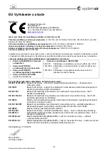 Preview for 69 page of SystemAir TFSK EC 160 Operation And Maintenance Instruction