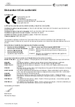 Preview for 75 page of SystemAir TFSK EC 160 Operation And Maintenance Instruction