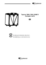 SystemAir Topvex 1000 R Operating And Maintenance Instructions Manual preview