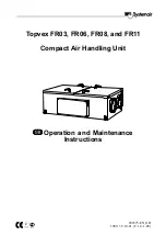 Предварительный просмотр 1 страницы SystemAir Topvex FR03 Operation And Maintenance Instruction