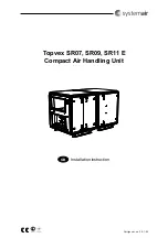 SystemAir Topvex SR07 E Installation Instruction preview