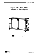 SystemAir Topvex SX03 EL Installation Description preview