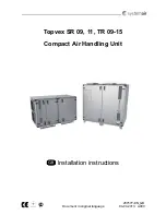 Предварительный просмотр 1 страницы SystemAir Topvex TR 12 Installation Instructions Manual