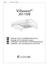 Предварительный просмотр 1 страницы SystemAir Villavent 251-10/B Installation, User And Maintenance Instructions