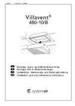 SystemAir Villavent 480-10/B Installation, User And Maintenance Instructions preview