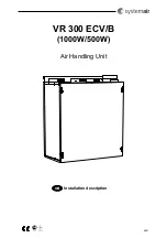 Preview for 1 page of SystemAir VR 300 ECV/B Installation Description