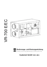 Предварительный просмотр 1 страницы SystemAir VR-700E User And Maintenance Instructions