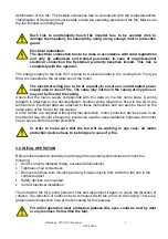 Предварительный просмотр 6 страницы SystemAir WVA Instructions For Shipping, Mounting, Initial Operation And Maintenance