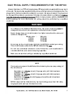 Preview for 3 page of Systematics MP140 Owner'S Manual