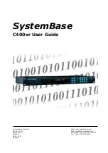 SystemBase C400xr User Manual preview