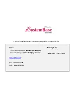 Предварительный просмотр 42 страницы SystemBase eCAN User Manual