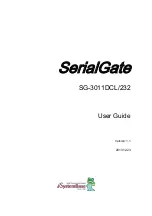 SystemBase SerialGate SG-3011DCL/232 User Manual предпросмотр