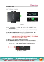 Preview for 17 page of SystemBase SerieslGate SG-1010/232 User Manual