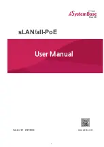 Preview for 1 page of SystemBase sLAN/all-PoE User Manual