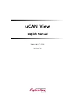 SystemBase uCAN View English Manual preview