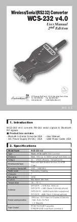 Preview for 1 page of SystemBase WCS-232 v4.0 User Manual