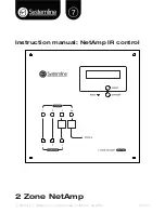 Systemline S7 NetAmp Instruction Manual предпросмотр