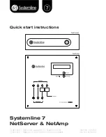 Preview for 1 page of Systemline SN1100 Quick Start Instructions