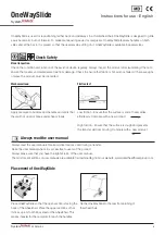 Предварительный просмотр 3 страницы SystemRoMedic OoneWaySlide Instructions For Use Manual