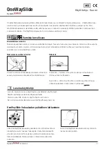 Предварительный просмотр 11 страницы SystemRoMedic OoneWaySlide Instructions For Use Manual