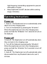 Предварительный просмотр 4 страницы Sytech QBuds SY-TWS300 User Manual