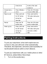 Предварительный просмотр 6 страницы Sytech QBuds SY-TWS300 User Manual