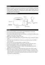 Предварительный просмотр 2 страницы Sytech QVibes SY-TWS750 User Manual