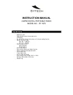 Preview for 3 page of Sytech SY-1670 Instruction Manual