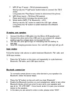 Preview for 5 page of Sytech SY-XTR16BT User Manual