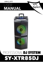 Sytech SY-XTR85DJ User Manual preview