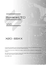 Preview for 1 page of Syvecs X20-E8XX Manual