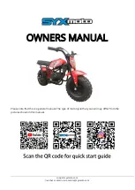 Предварительный просмотр 1 страницы SYXmoto KXD505 Owner'S Manual