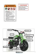 Предварительный просмотр 7 страницы SYXmoto KXD505 Owner'S Manual