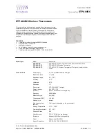 SyxthSense DTP-A80-BC Product Sheet preview