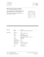 Preview for 1 page of SyxthSense ITPF Product Sheet