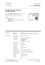 SyxthSense RGI-CO0-L42 Product Sheet preview