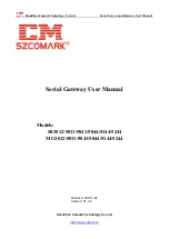 SZComark MG3012 User Manual предпросмотр