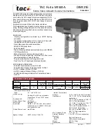 t.a.c. Forta M1500A General Instructions Manual preview