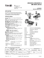 Preview for 1 page of t.a.c. MS-83010 Series General Instructions Manual