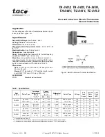 t.a.c. TA-3432 General Instructions Manual preview