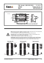 t.a.c. Xenta 280 Installation Instructions preview